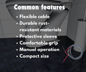 common features of toilet auger