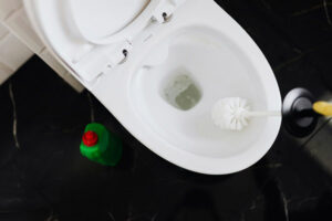 way unclog a severely clogged toilet using plunger